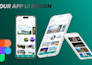 clean mobile app design